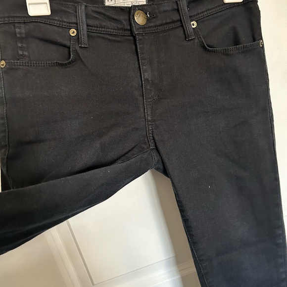 FREE PEOPLE | black denim mid rise fp jeans size 27 NWOT - Picture 5 of 6